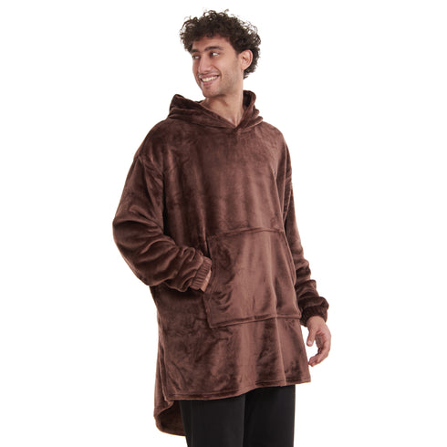 Snuggs Blanket Hoodie Brown